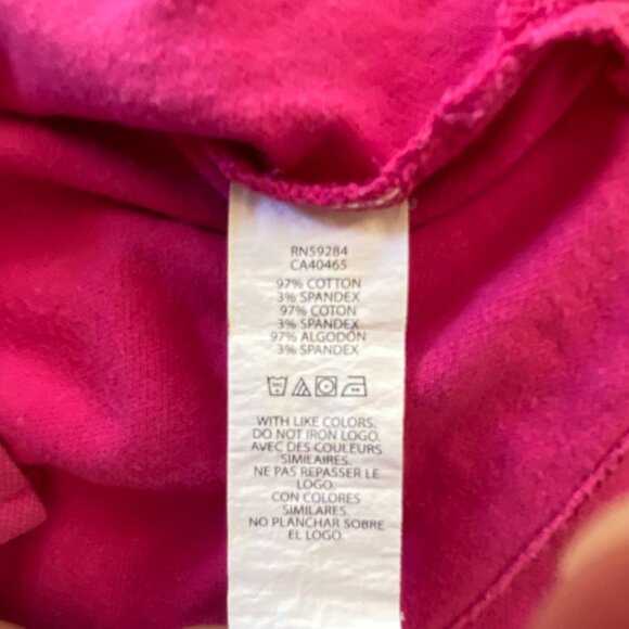 The Children's Place School Uniform Short Sleeve Shirt Navy & Pink 2pk size 7/8 - Picture 11 of 11